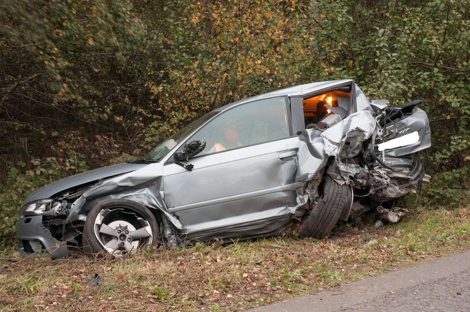 The Audi A3 was being driven by Konkel. Picture: Kent Police