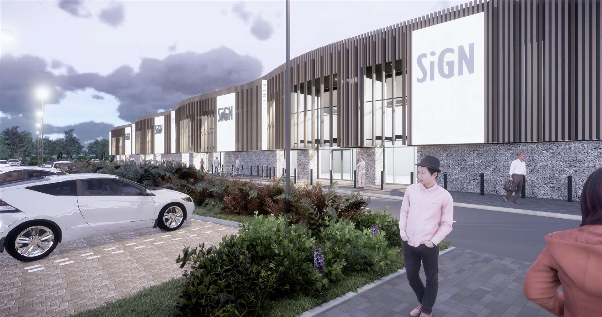 How the retail park could look