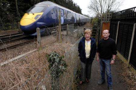 Andrew Start and Janet Beverley from Island Road, Sturry