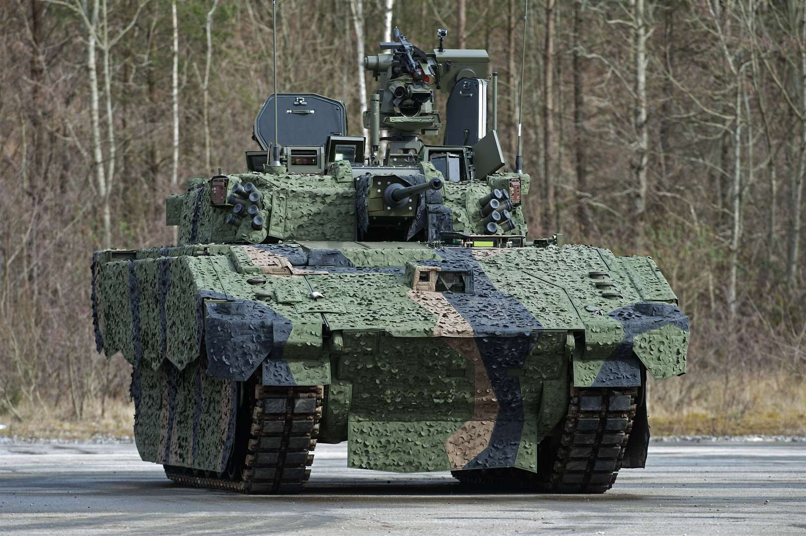 An AJAX (AFV) armoured fighting vehicle (Richard Watt/PA)