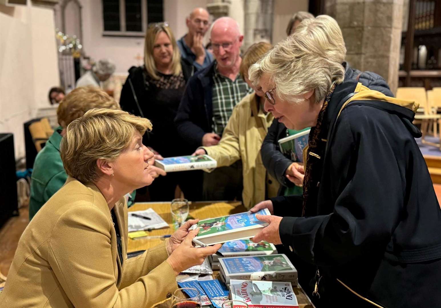 Mrs Balding attended at the request of the church's fundraising committee. Picture: Sue Ferguson