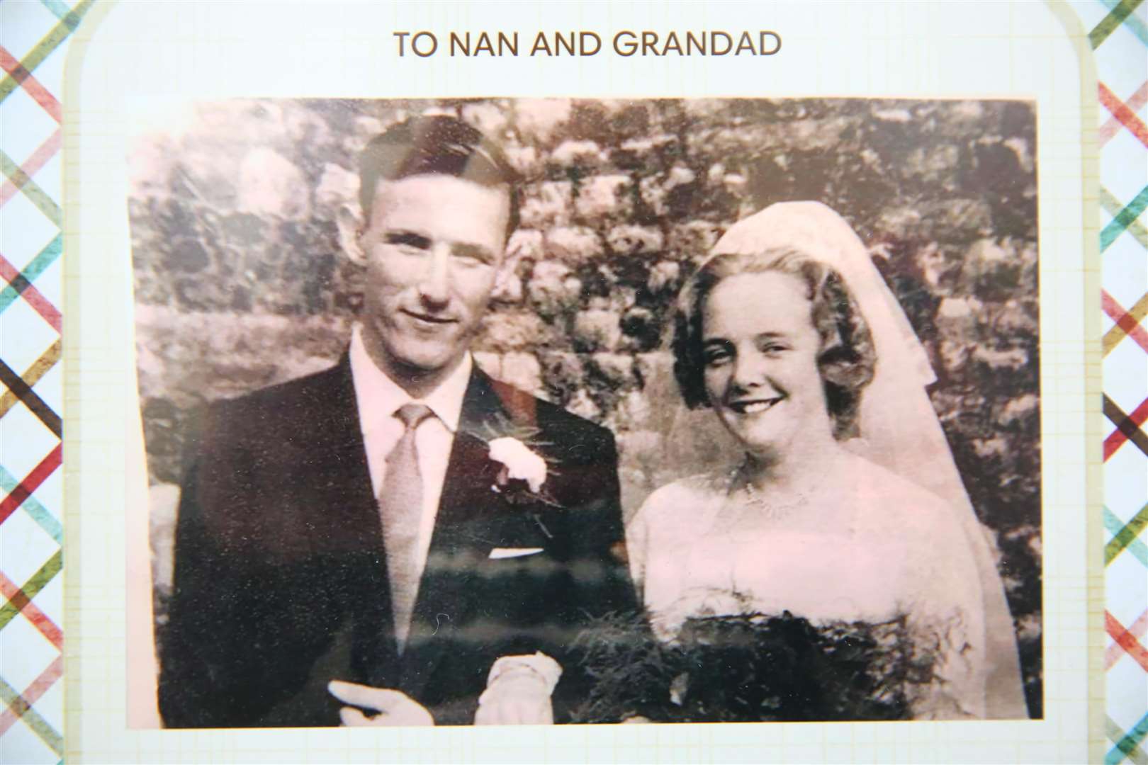 Kay and Peter Harris from Rochester celebrating their 60th wedding anniversary. Picture on their wedding day in 1958. Picture: Matthew Walker. (4669389)
