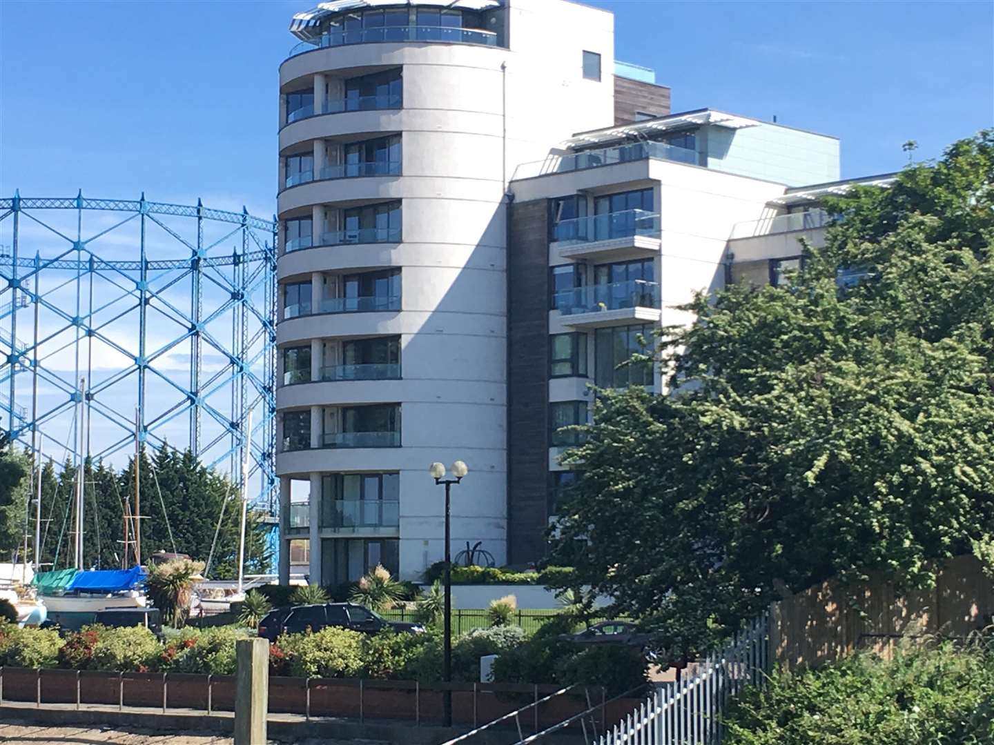 The cladding on The Hamptons apartments in Gillingham is set be replaced