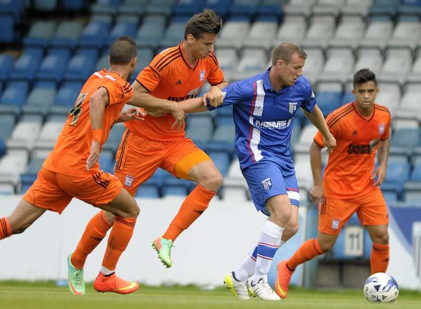 Gary Borrowdale spent the summer at Gillingham but has signed for Greenwich Borough Pic: Barry Goodwin