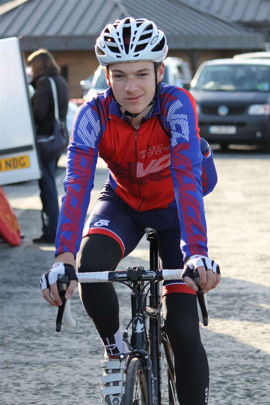 Ethan Hayter at a race on the Isle of Man in 2014 (Hayter family/PA)