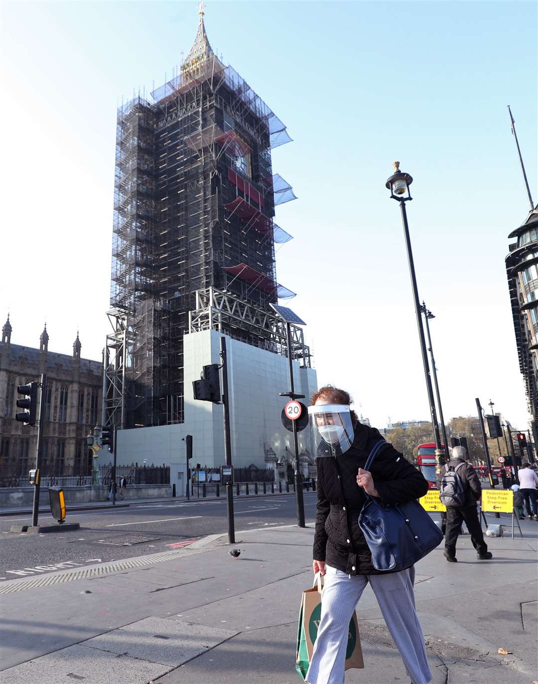 Coronavirus restrictions mean that the usual crowds will not gather for New Year’s Eve to see the clock strike midnight and hear the famous bongs of Big Ben (Yui Mok/PA)