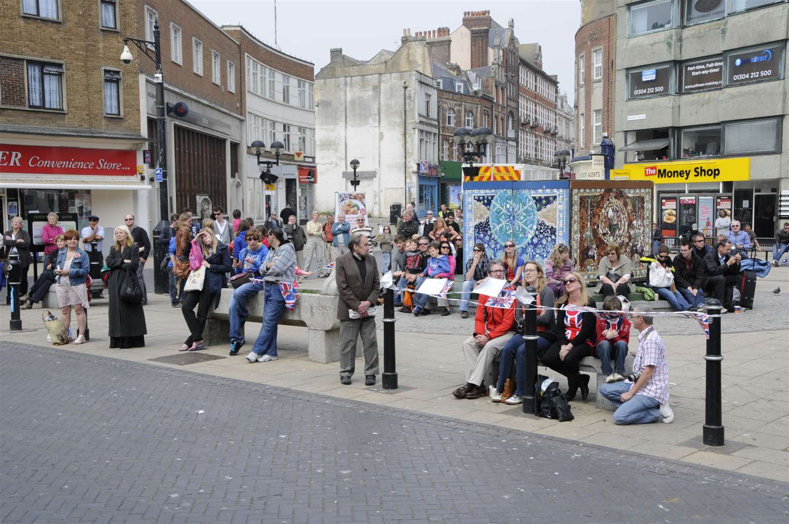 Dover, like much of England, came to a standstill during the ceremony