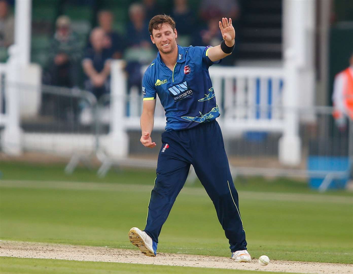 New Zealand's Matt Henry is due back at Kent later this summer. Picture: Andy Jones