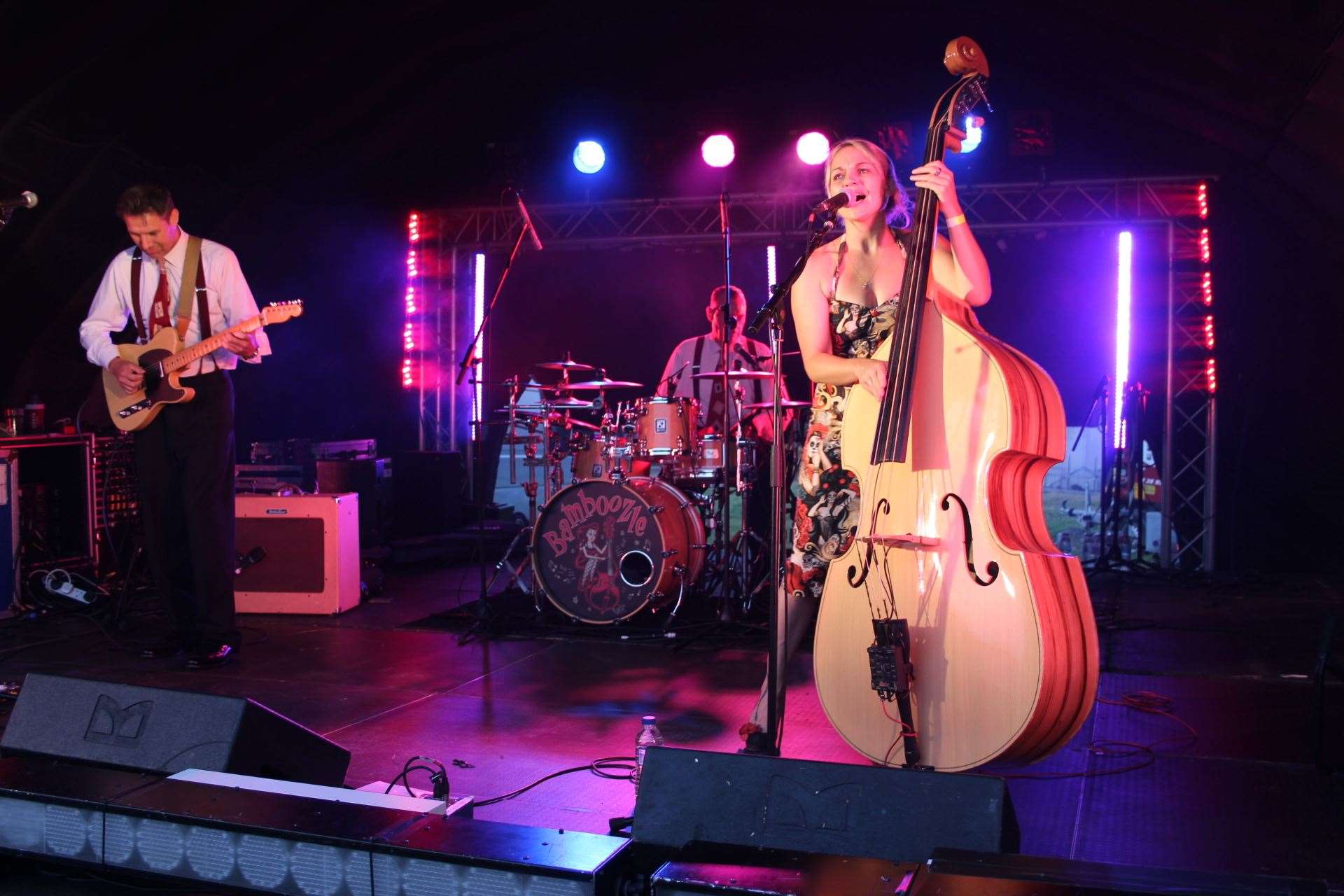 Bamboozle at the 2019 Chickenstock festival at Stockbury. Picture: John Nurden