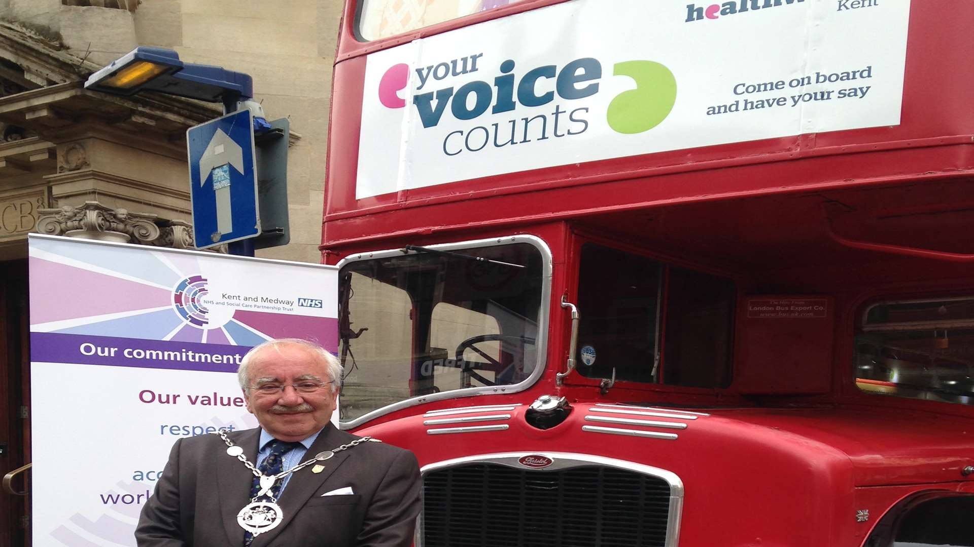 Deputy Mayor of Gravesham, Harold Craske joined the launch