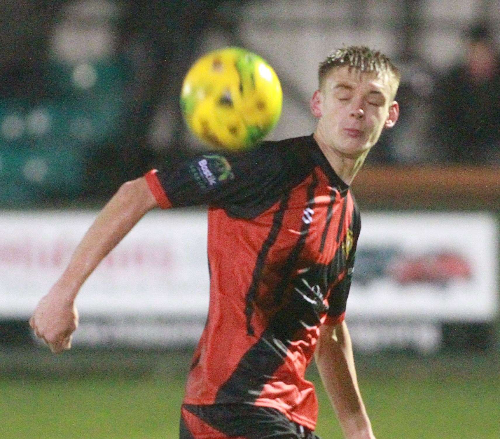 Sittingbourne defender Lex Allan Picture: John Westhrop