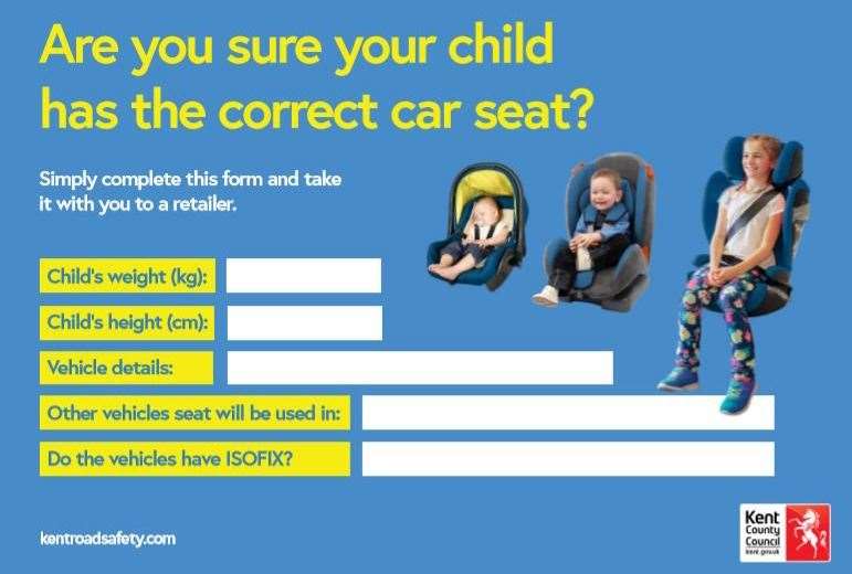 How to fit a child's car seat correctly: Advice from KCC’s Road Safety team