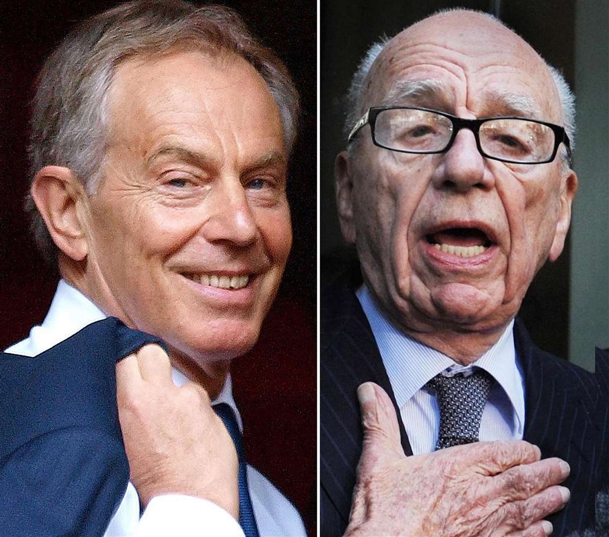 Former prime minister Tony Blair courted Rupert Murdoch’s support (PA)