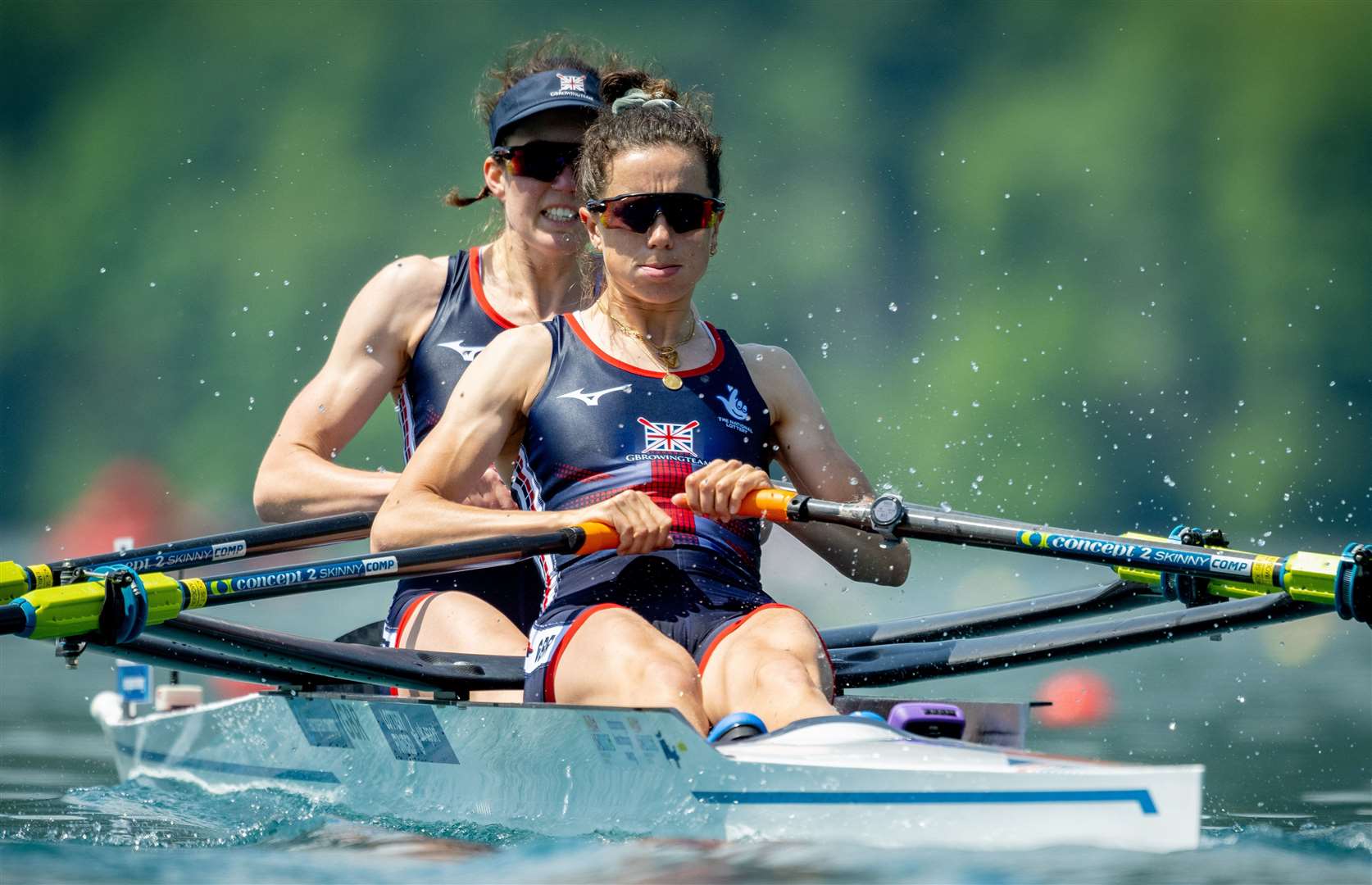 Imogen Grant and Emily Craig are going for gold in the lightweight women’s doubles Picture: Benedict Tufnell