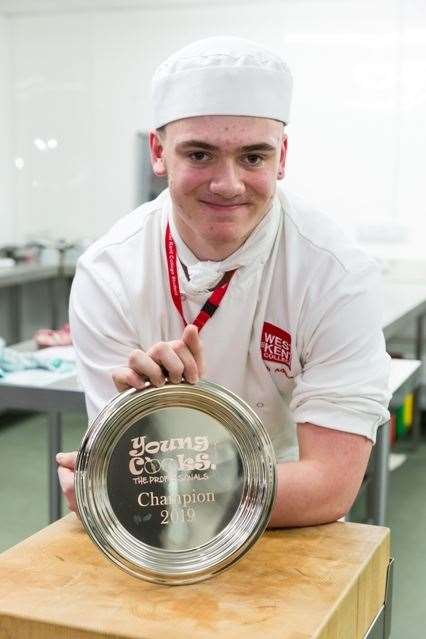 2019 Young Cooks: The Professionals champion Joshua Adams, 17, of West Kent College (21987281)