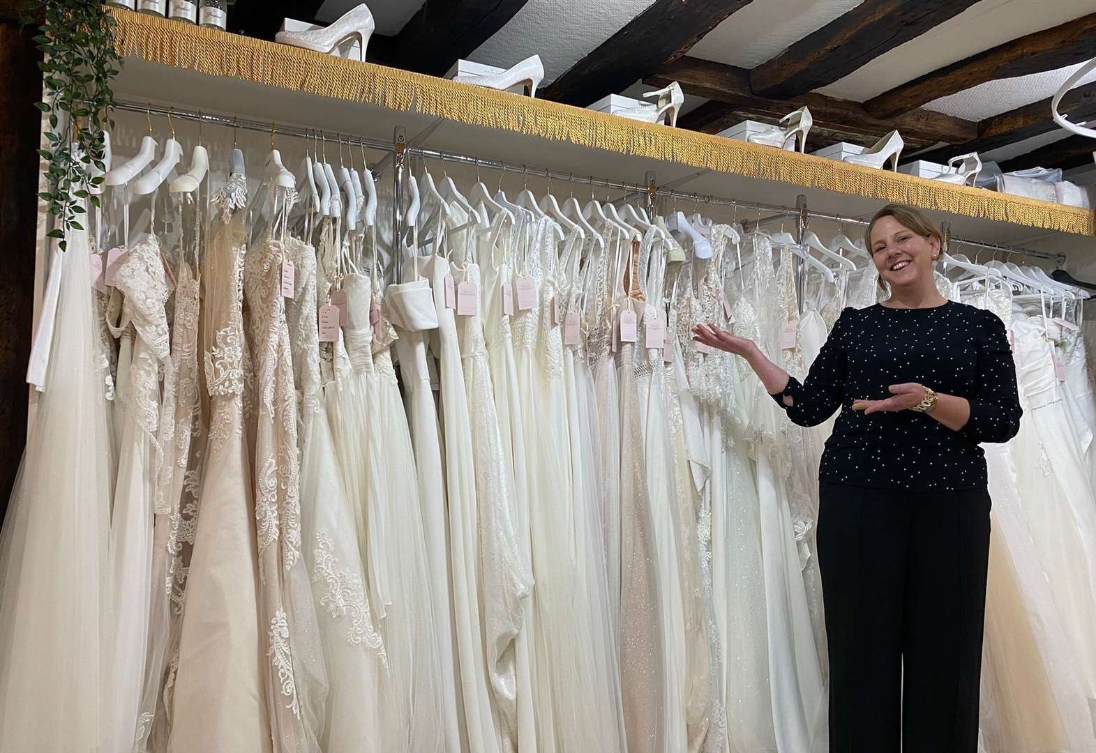 New Bijou Bridal Studio in Sandwich was lockdown brainwave for