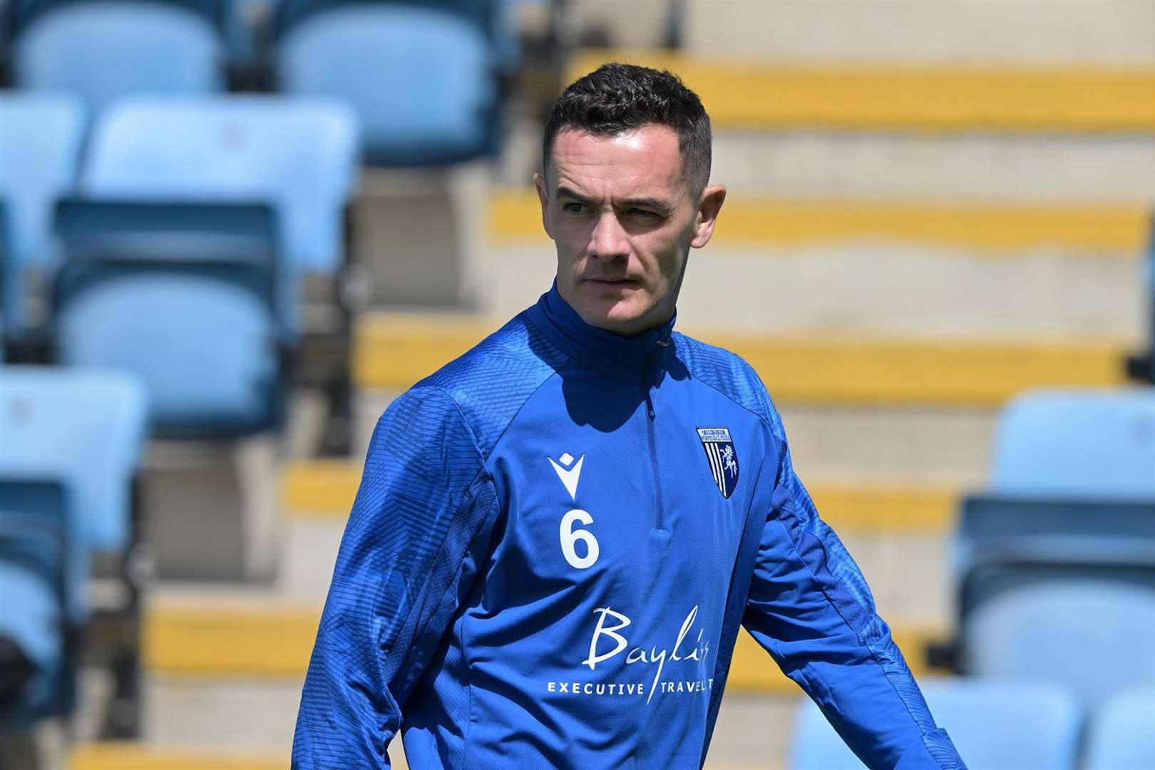 Gillingham captain Shaun Williams has struggled to find a way onto the bench under Stephen Clemence Picture: Keith Gillard