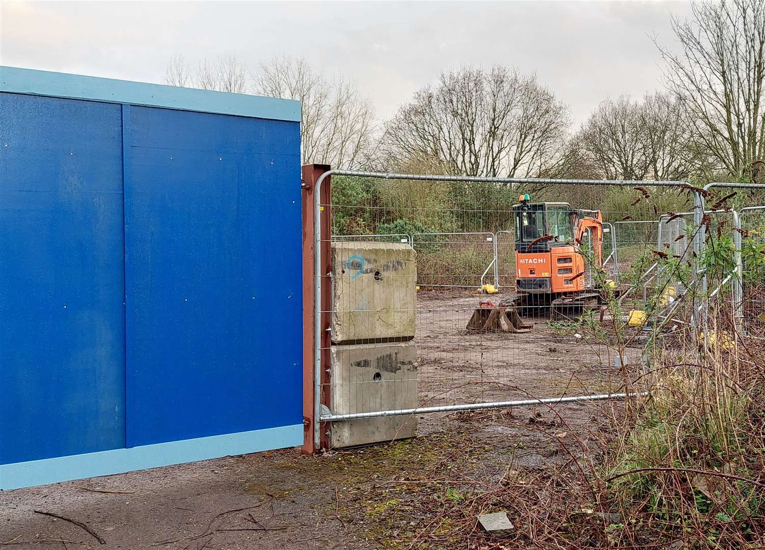 Contractors have started work on the store in Kennington