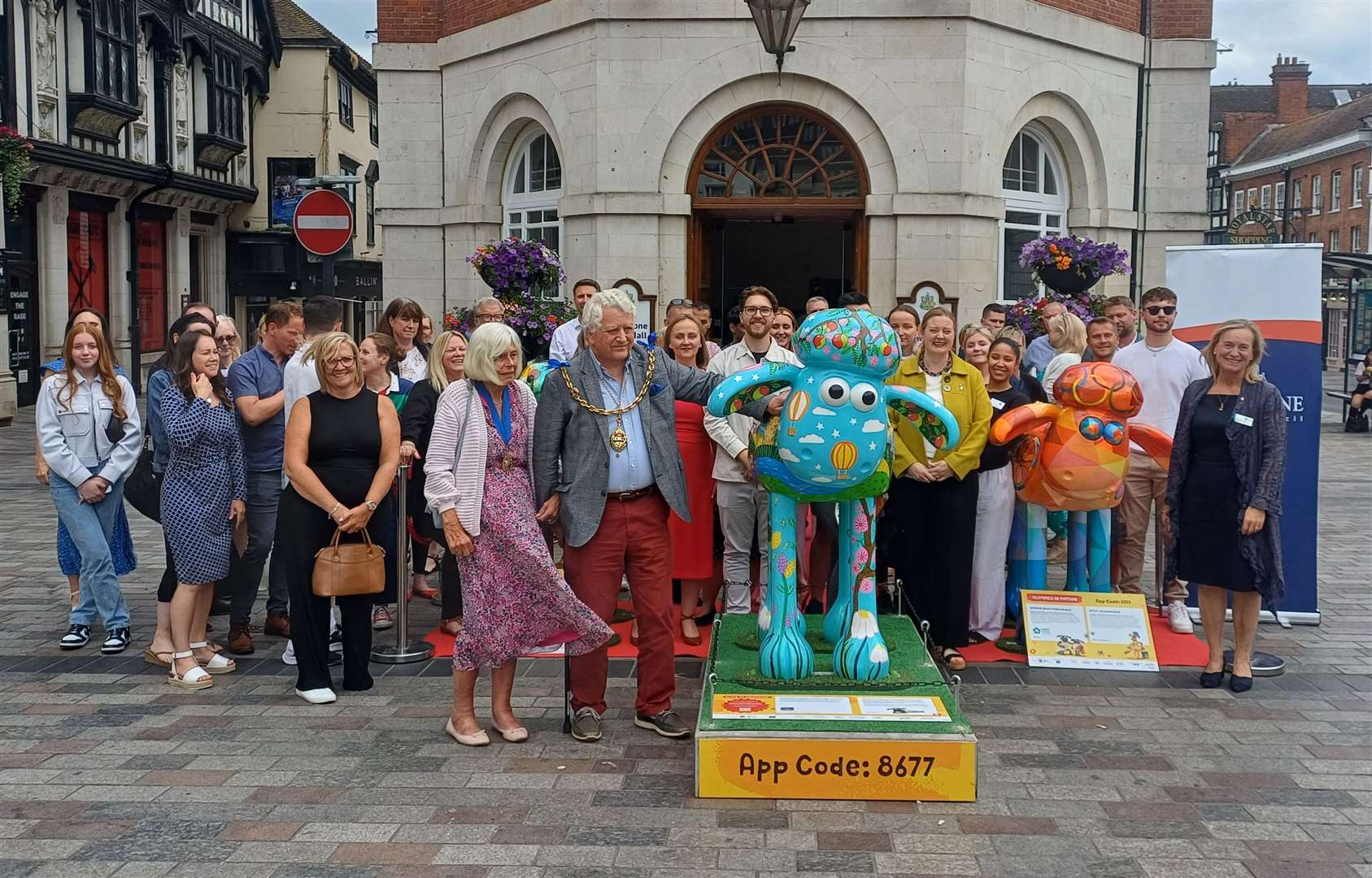 The launch of the Shaun the Sheep in the Heart of Kent art trail