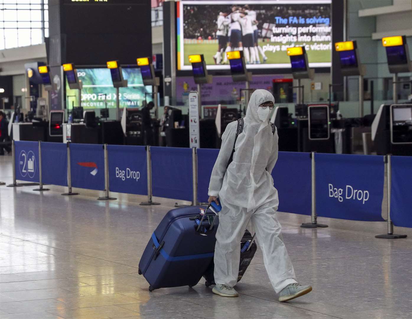 There have been calls for mass screening at UK airports (Steve Parsons/PA)