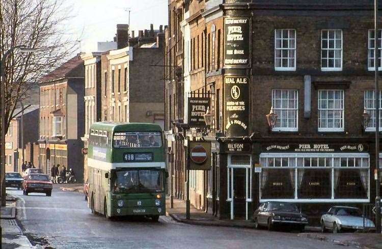 The Pier Hotel in Gravesend in 1985. Picture: dover-kent.com