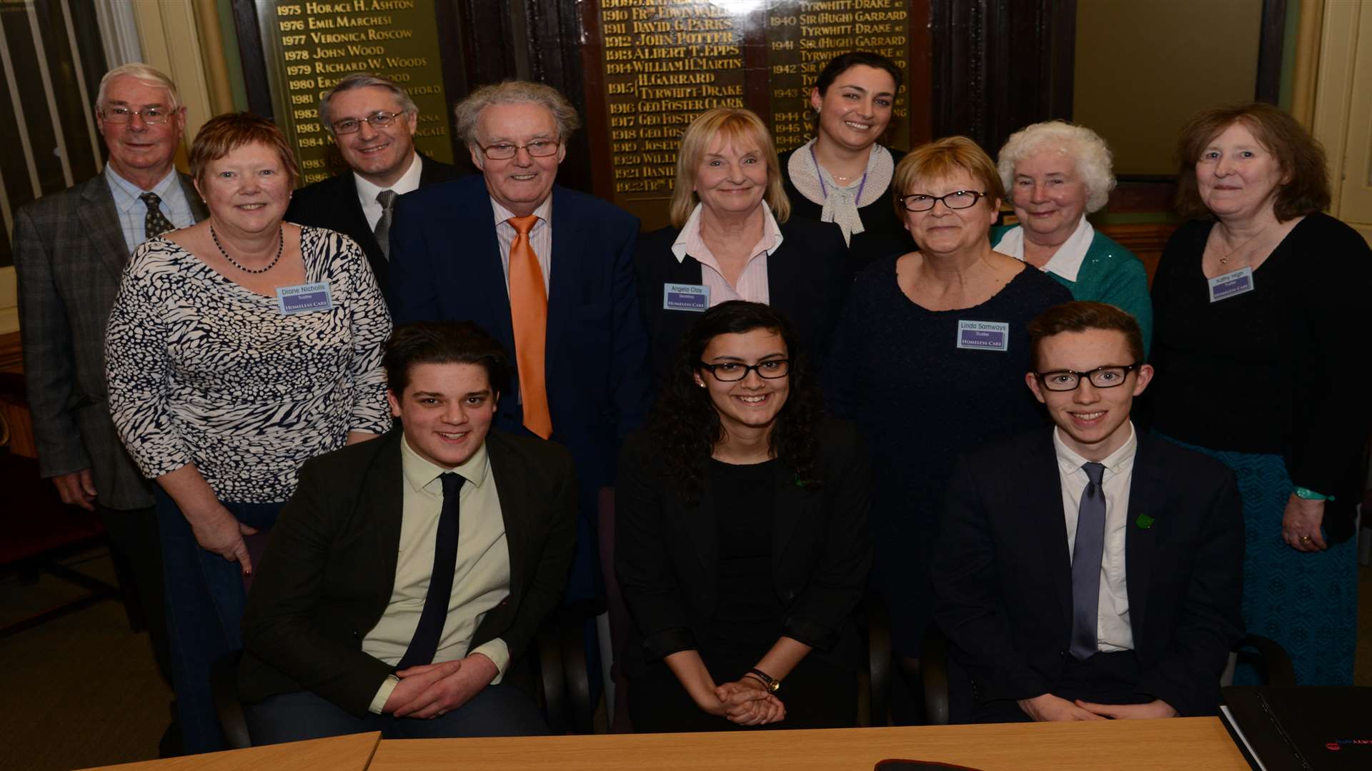 Some of the supporters, schools, volunteers and staff who have been involved in food For Thought over the last 10 years