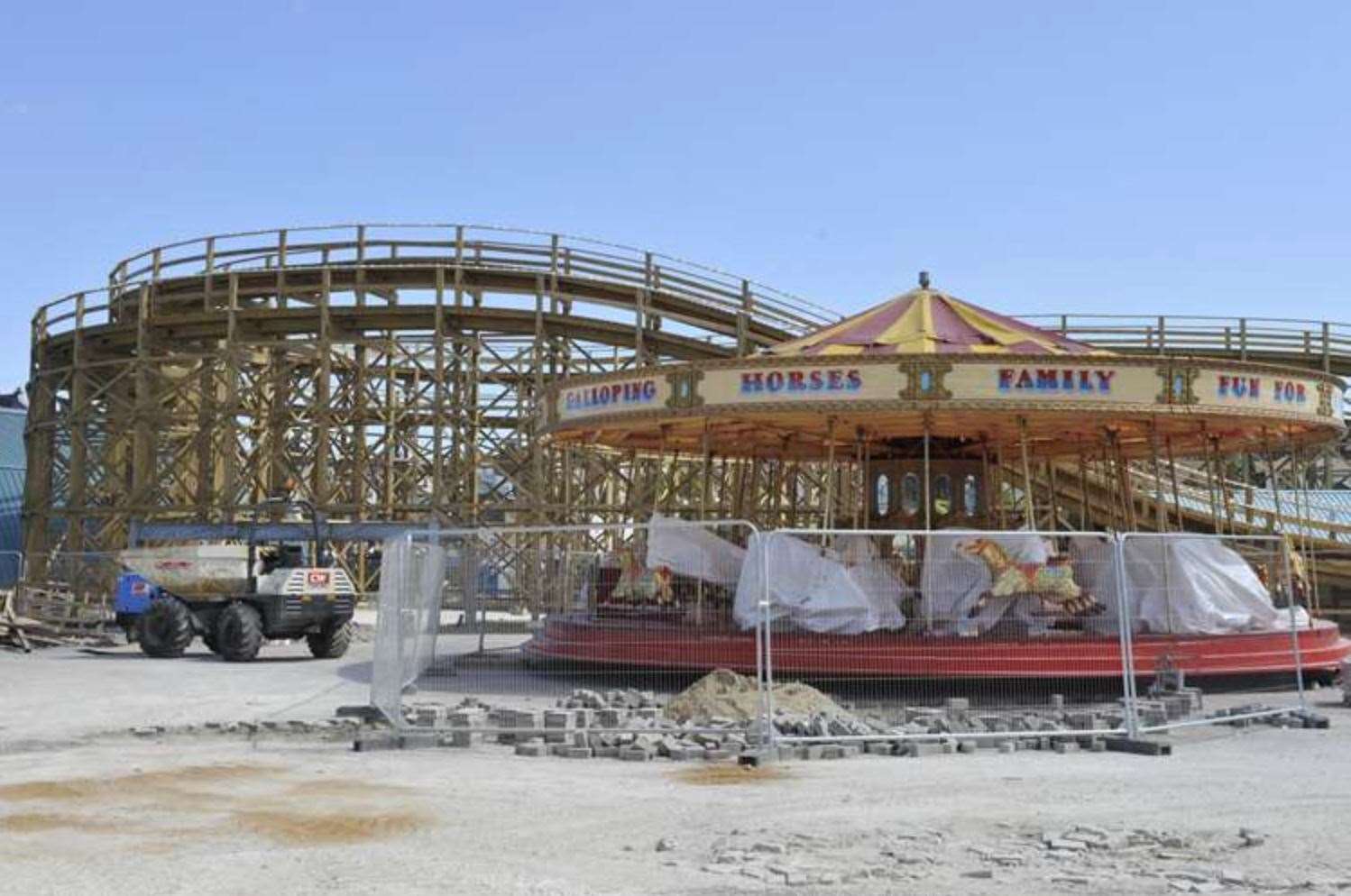 During the renovation of Dreamland.