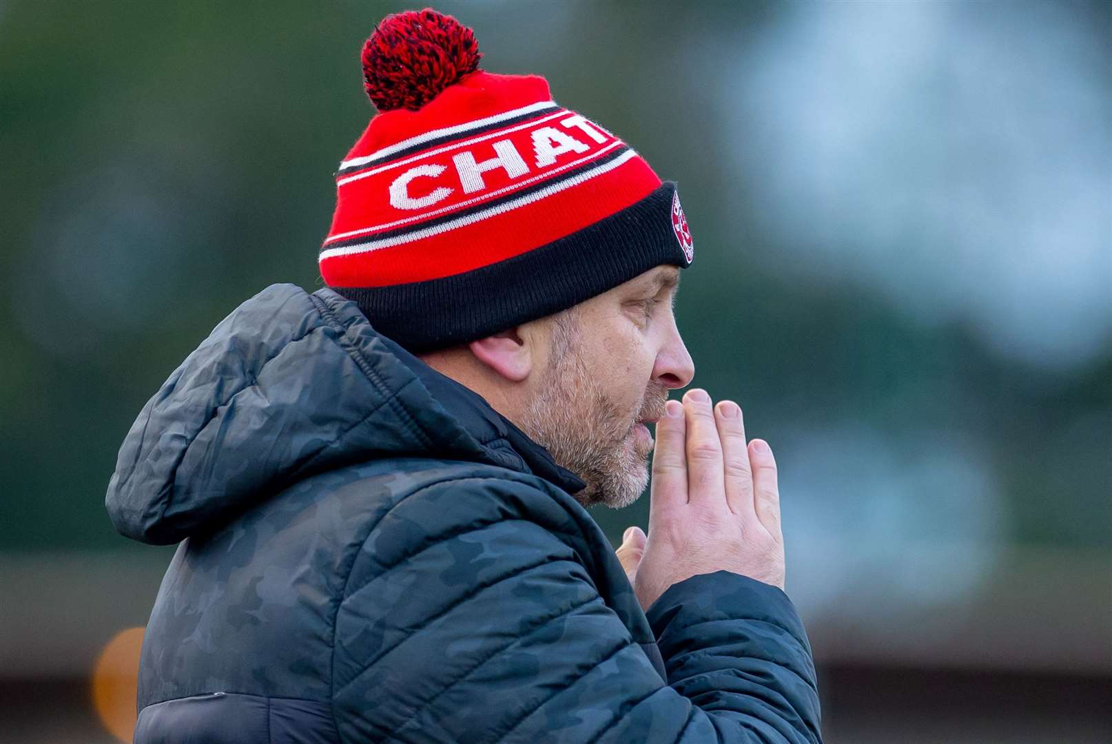 Chatham Town manager/chairman Kevin Hake has praised the big numbers backing his team over Christmas Picture: Ian Scammell