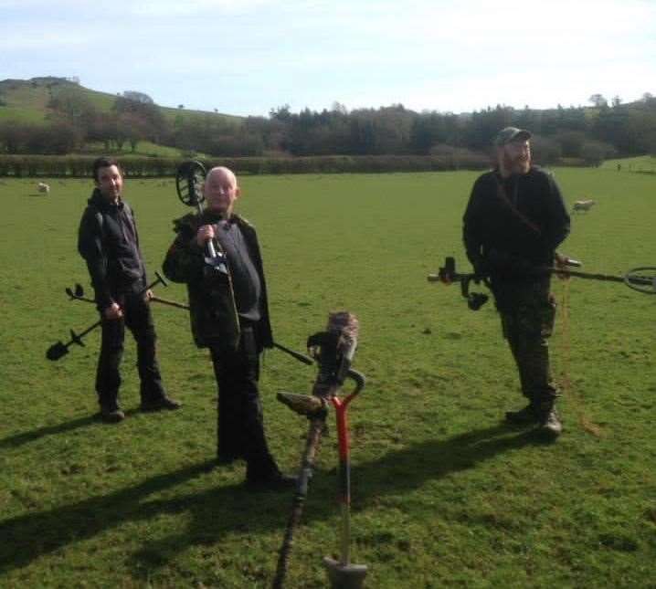 Members of the Kent and Medway Metal Detecting Groups