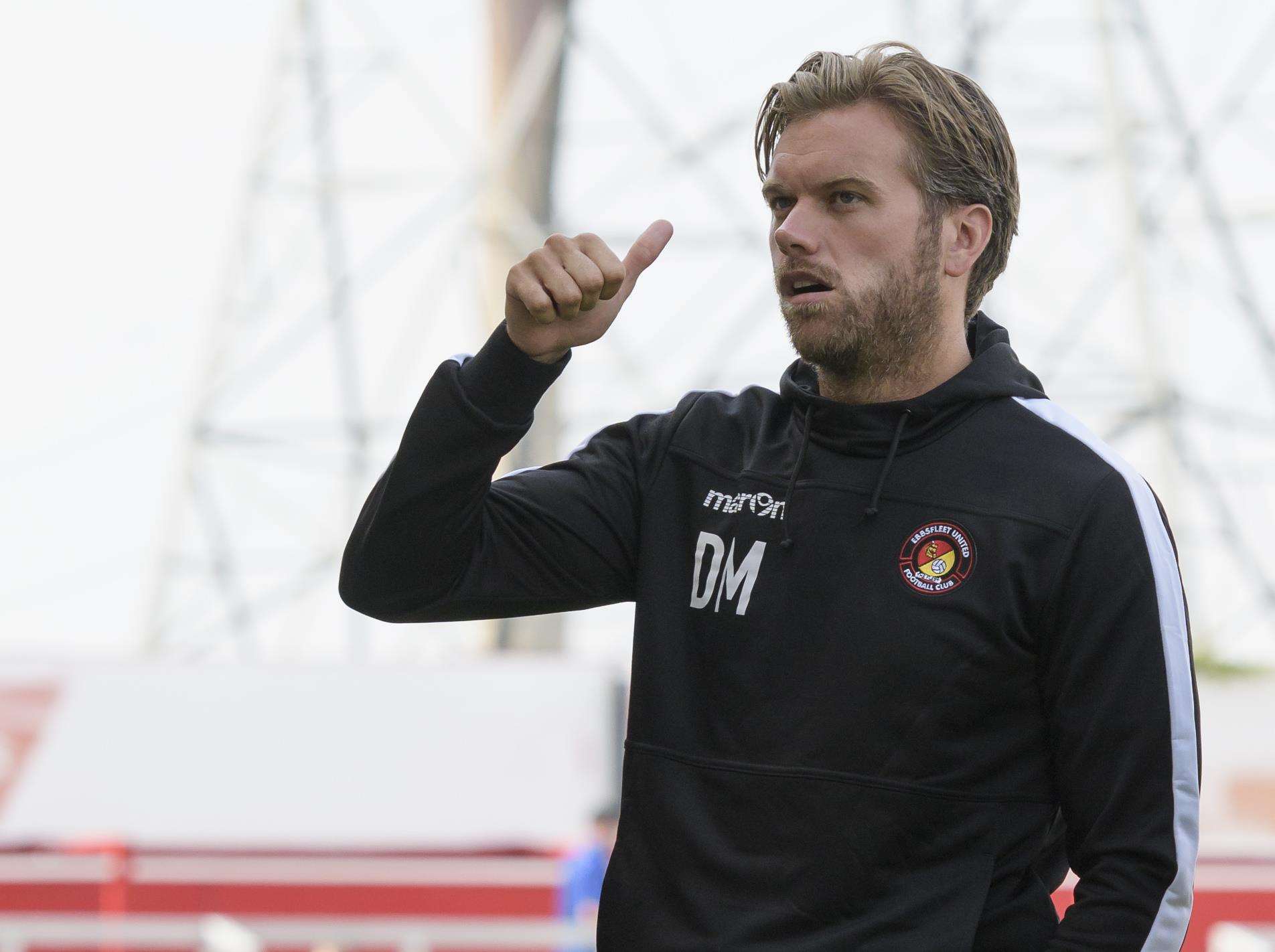 Ebbsfleet boss Daryl McMahon Picture: Andy Payton