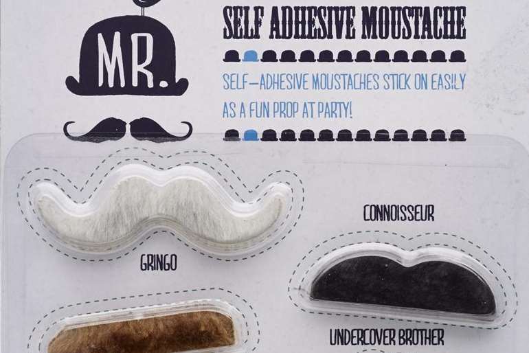 Keep a stiff upper lip this Christmas. This moustache kit will raise a smile at the table, £3 at Wilko