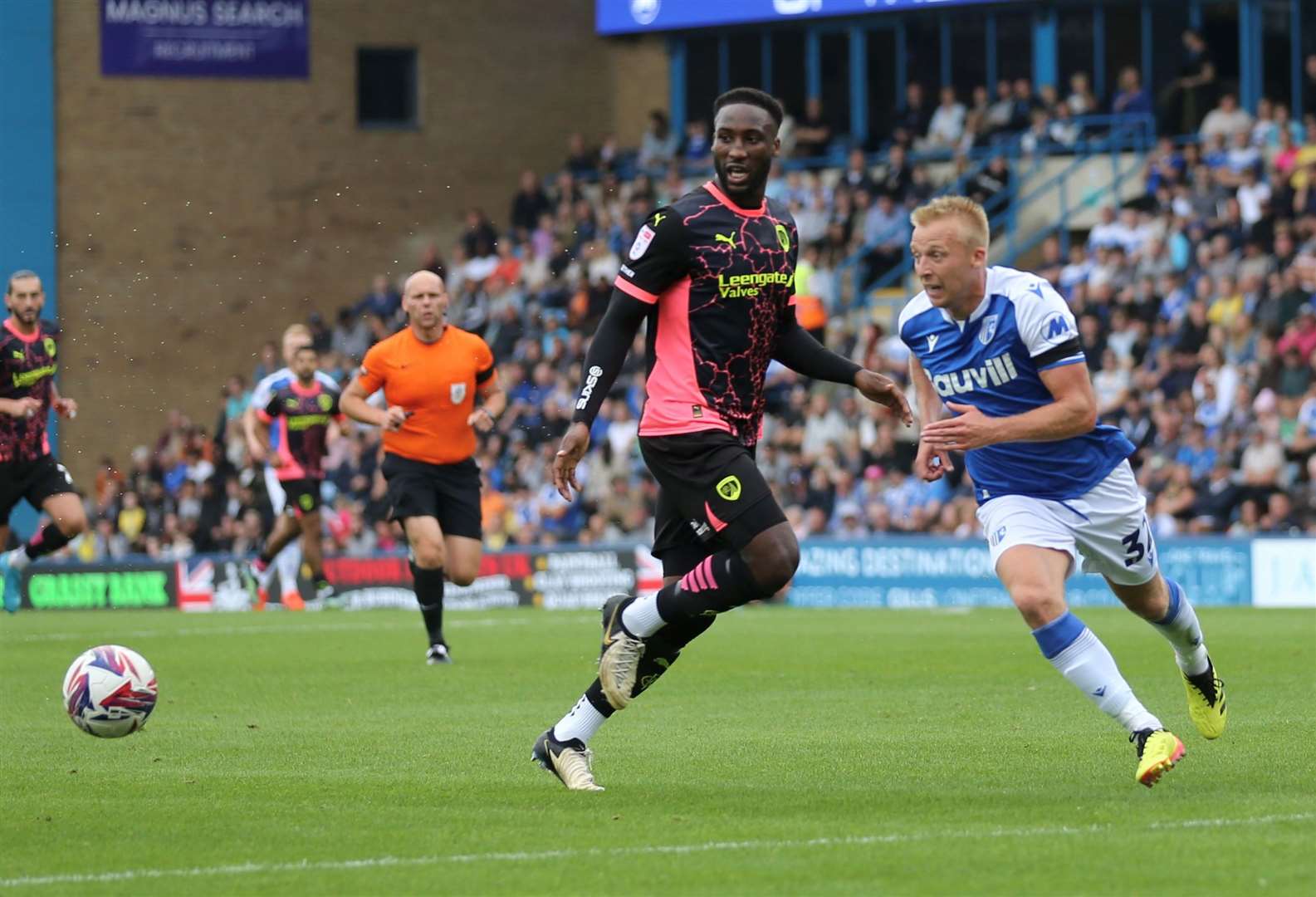 Midfielder George Lapslie left Gillingham for Bradford City – freeing up funds Picture: @Julian_KPI