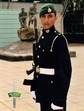 Ben Grant, son of MP Helen Grant, at his passing out parade in 2011.