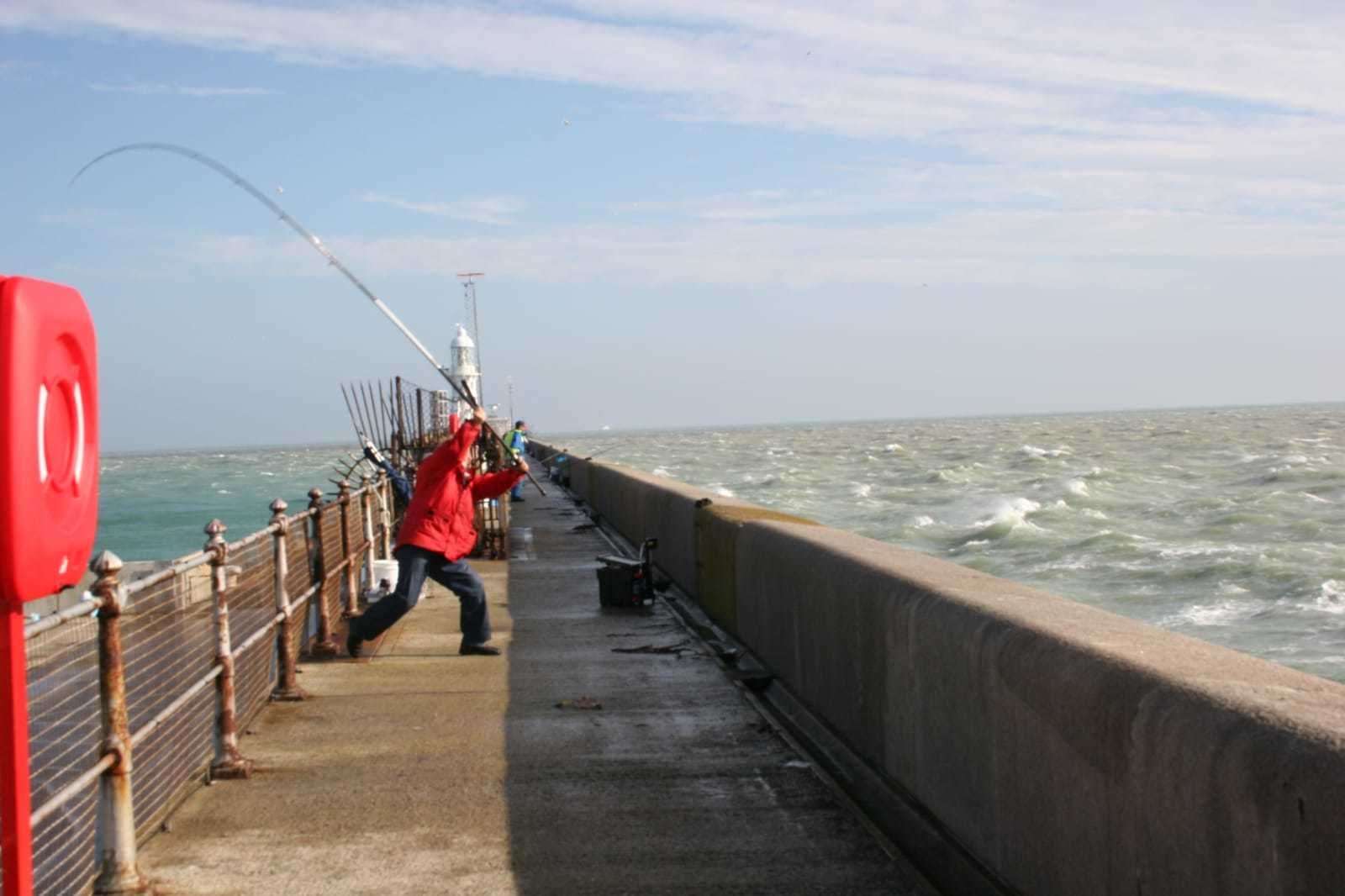 Fishing has take place on Admiralty Pier since 1903 Picture: Richard Yates