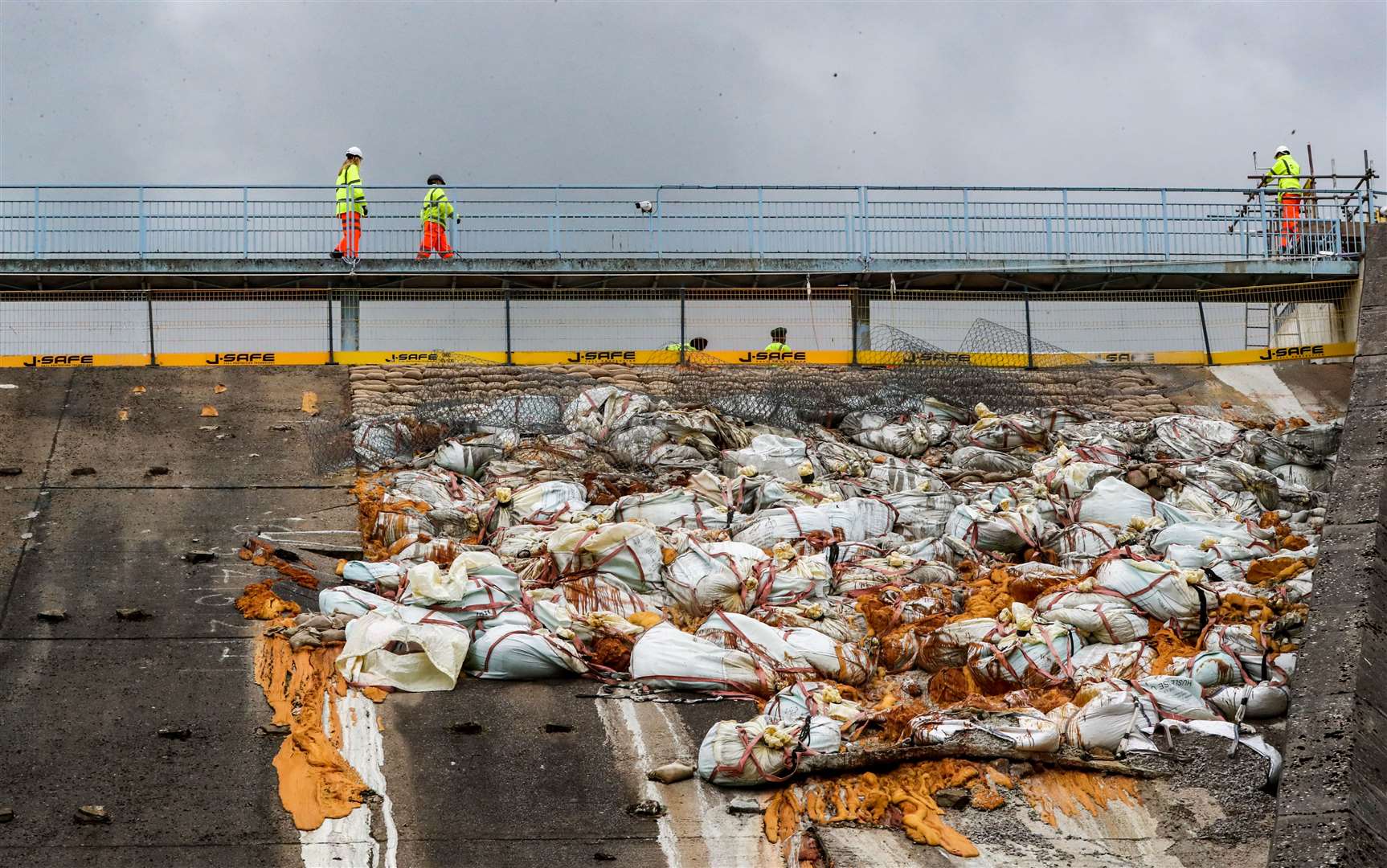 Toddbrook Reservoir was damaged in heavy rainfall (Peter Byrne/PA)