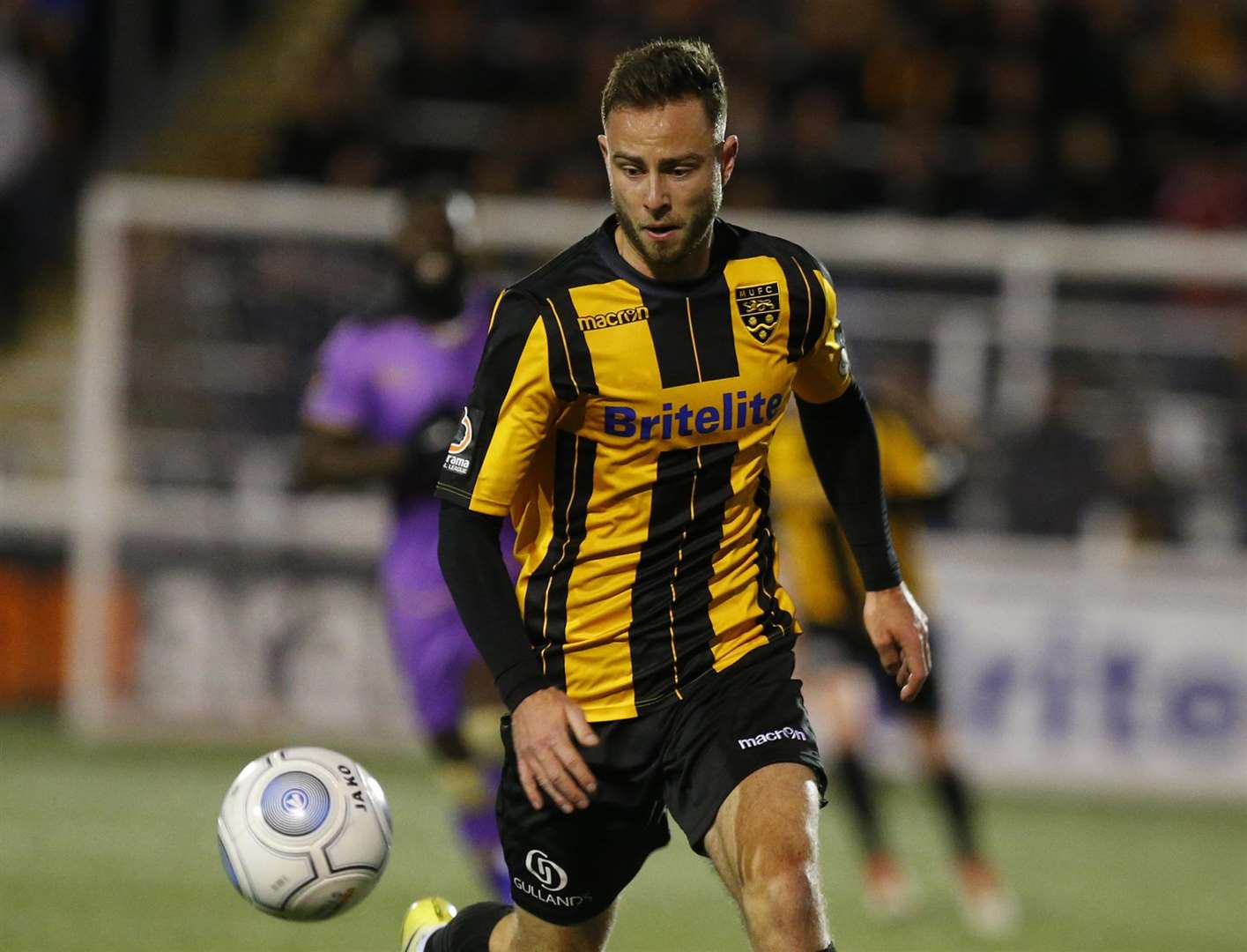 Josh Taylor came on after Bromley's opener Picture: Andy Jones