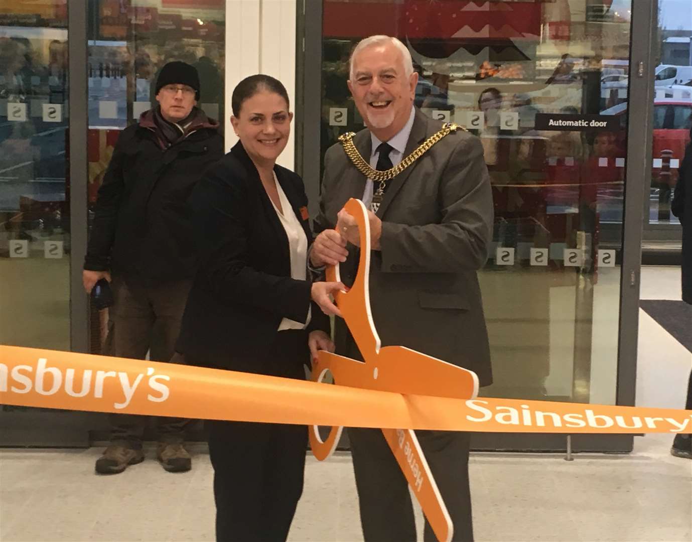 The superstore was opened earlier this morning.