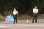 Police at the scene at Leybourne Lakes. Picture: Steve Crispe