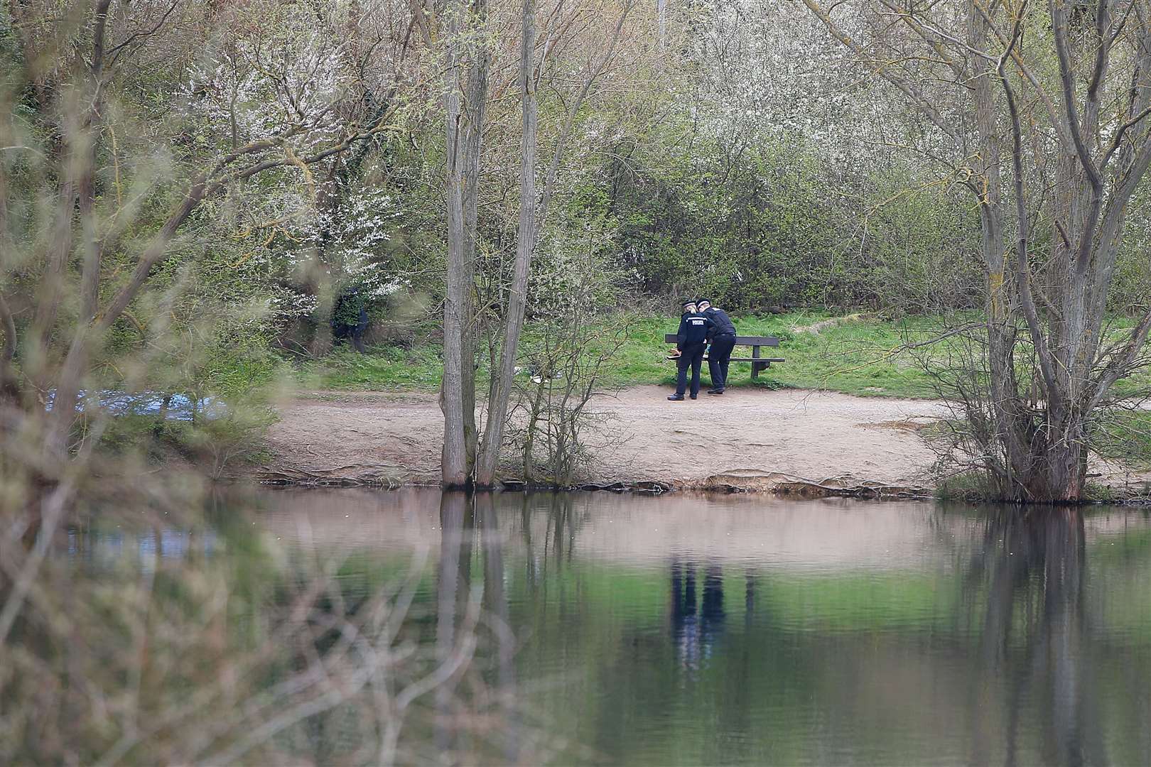 The pensioner was found at the lakes in March. Picture: Andy Jones