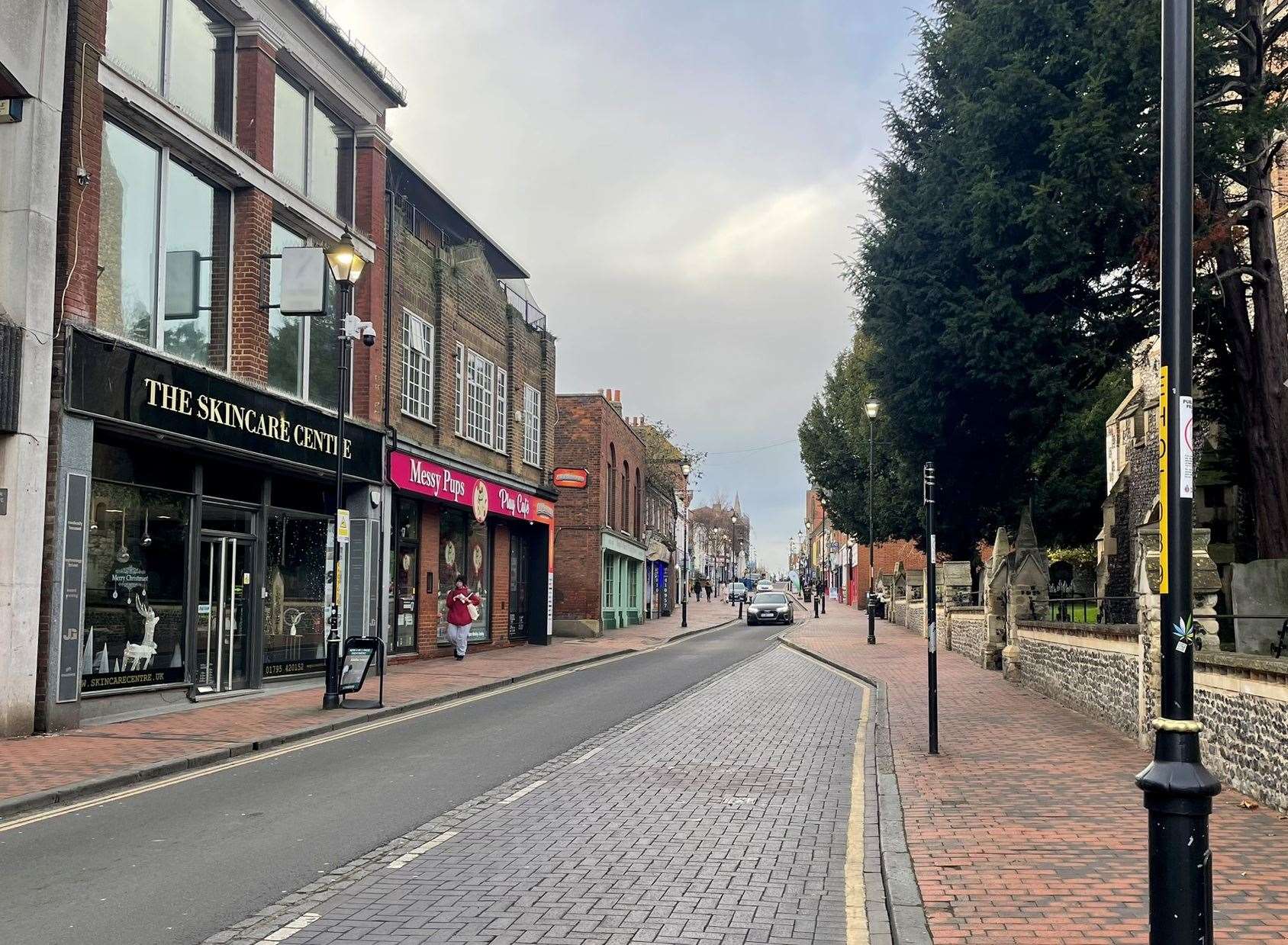 The bottom end of Sittingbourne High Street. Picture: Joe Crossley