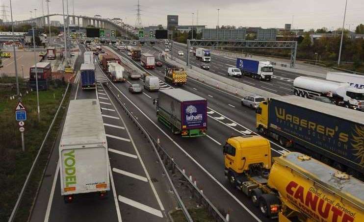 A study showed 3,000 foreign-registered vehicles were avoiding paying the Dartford Crossing toll each week