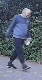 A CCTV image of a person who police investigating the murder of Anita Rose would like to speak to (Suffolk Police/ PA)