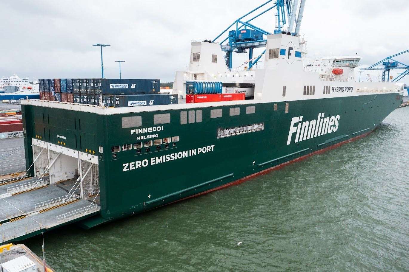 One of the Finnlines cargo vessels that will be servicing the Port of London Medway at Sheerness in future