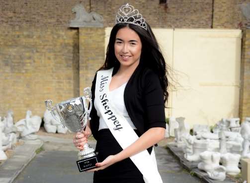 Sheppey's retiring carnival queen Emily Pope