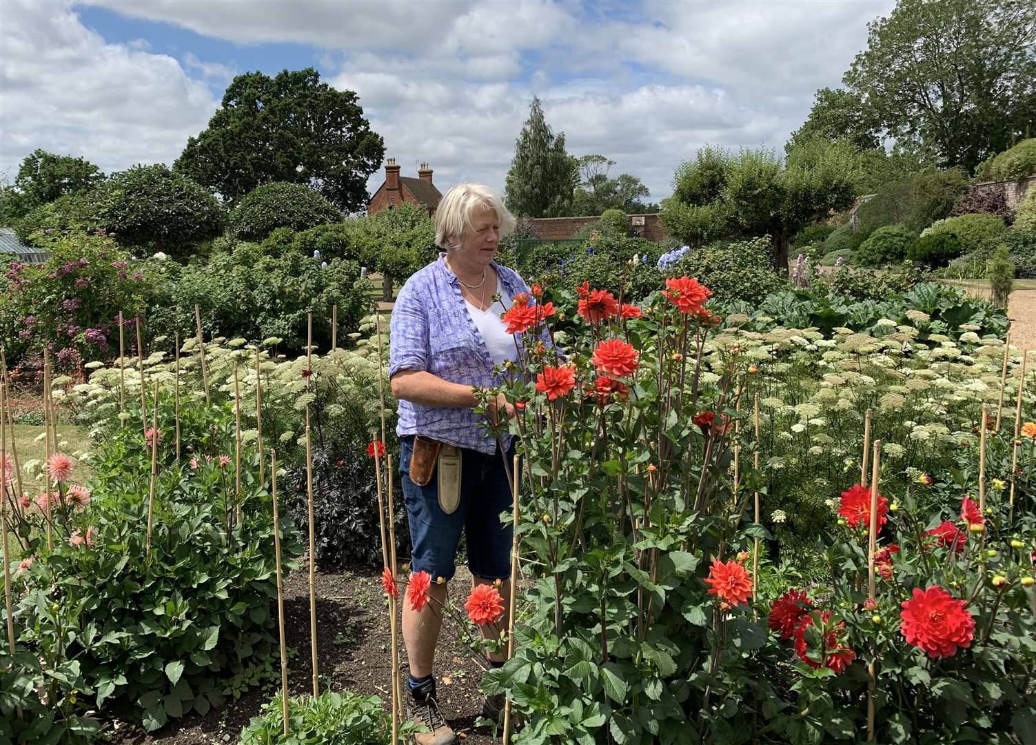 Godinton House head gardener Viv Hunt