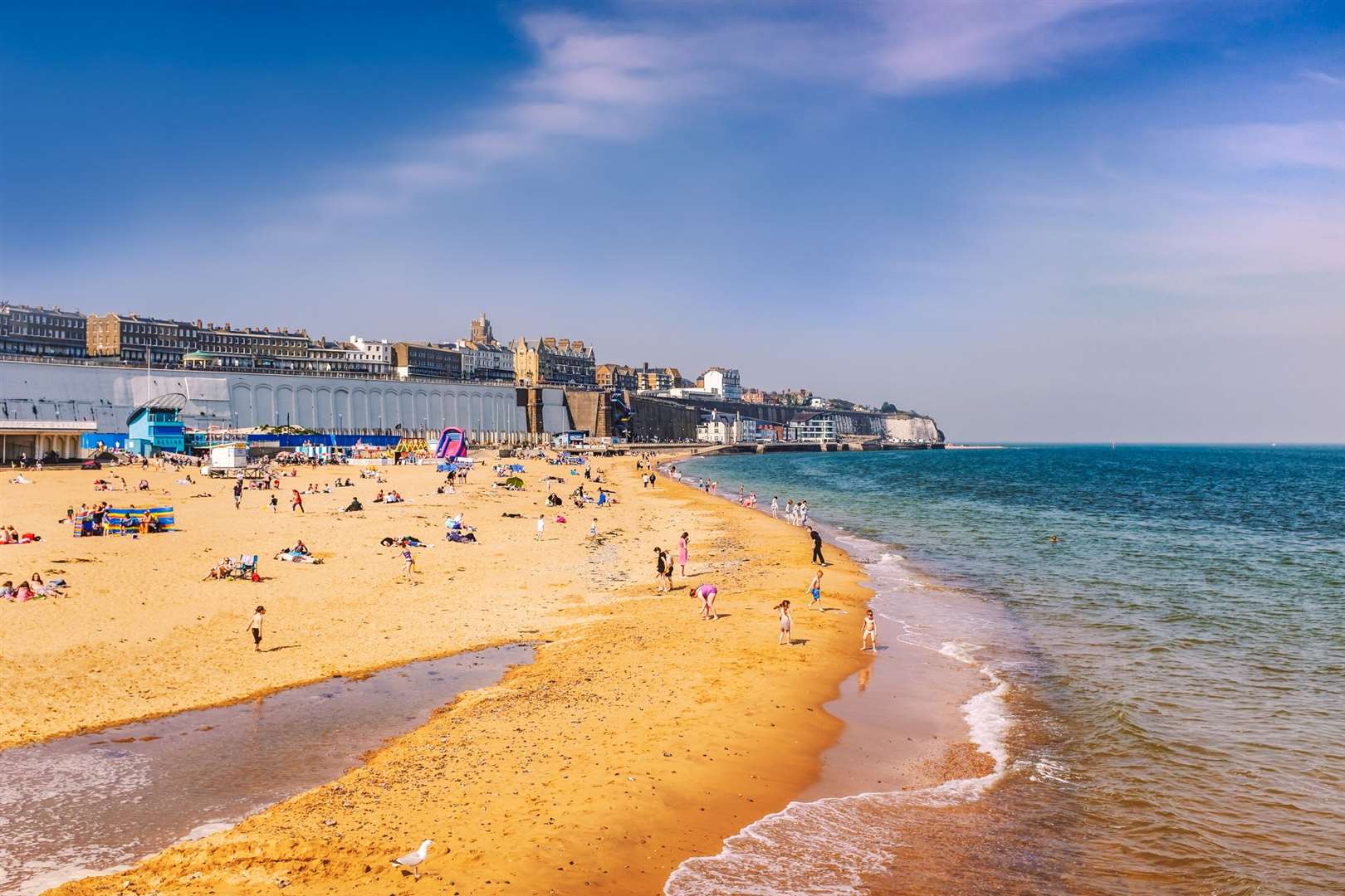 Ramsgate Main Sands, pictured on Easter Bank Holiday last year