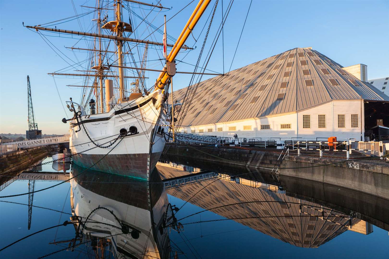 Pennyworth was previously filmed at The Historic Dockyard, Chatham