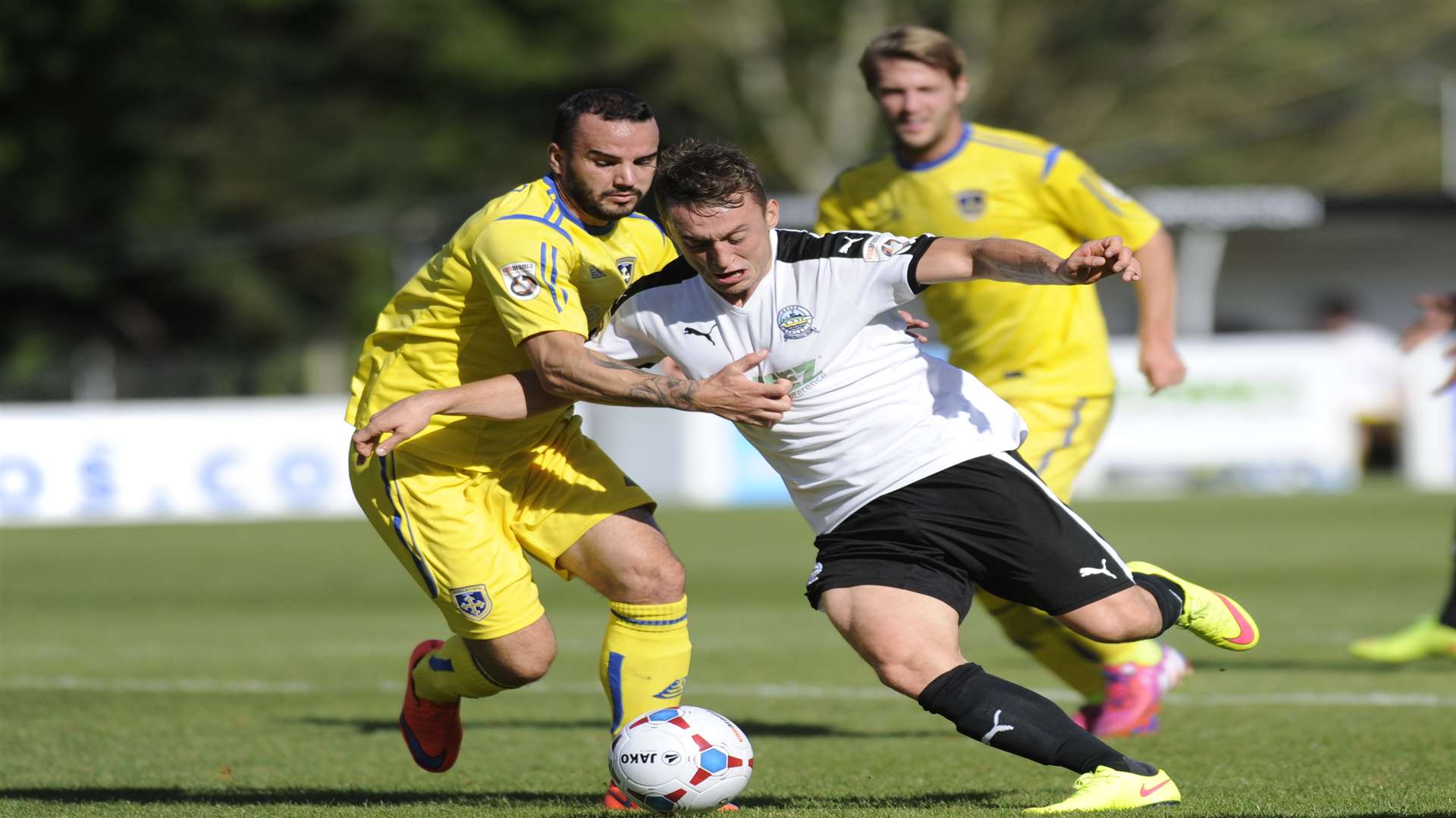 Ricky Miller scored twice at Eastleigh Picture: Tony Flashman