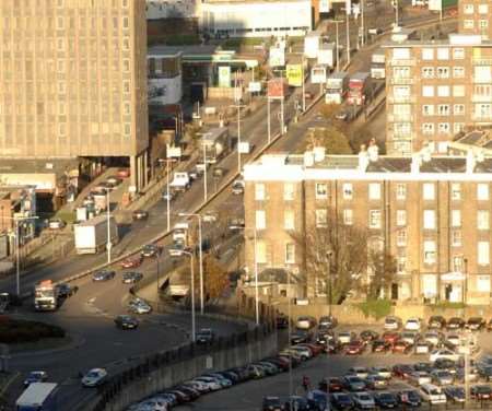 The A20 through Dover is said to be in a "terrible condition". Picture: TERRY SCOTT