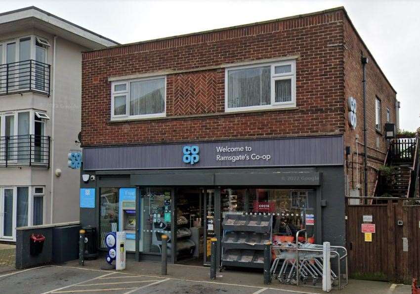 Around £95 worth of items from the Co-op in Grange Road, Ramsgate. Picture: Google